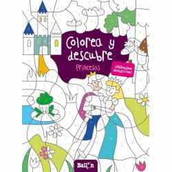 Colorea y descubre - Princesas