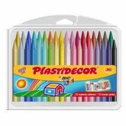 BIC,PLASTIDECOR CAJA DE 36