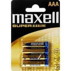 MAXELL 4 PILAS  ALCALINAS...