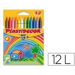 BIC,PLASTIDECOR CAJA DE 12