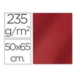 CARTULINA METAL.  ROJO50X65