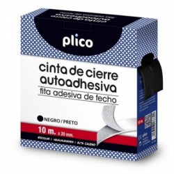 VELCRO 10M NEGRO CREMALLERA...