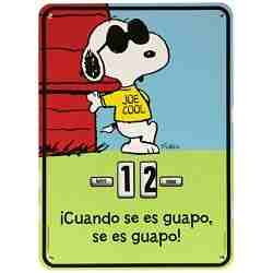 CALENDARIO SNOOPY CUANDO SE...