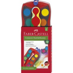 FABER PACK 12 ACUARELAS TUBO