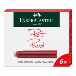 FABER CAJITA 6 CARTUCHOS ROJO