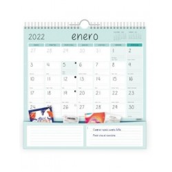 CALENDARIO 31X31 CON BOLSILLO