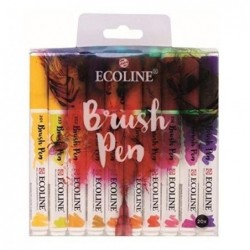 ECOLINE BRUSHPEN ESTUCHE 20