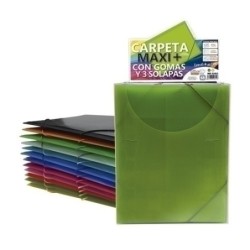 CARPETA CON GOMAS MAXI+...