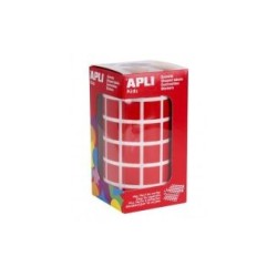 APLI GOMETS CUADRADO 15MM ROJO