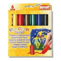 PLAYCOLOR TEMPERA SOLIDA 6...