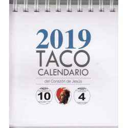 Taco calendario 2019 peana...